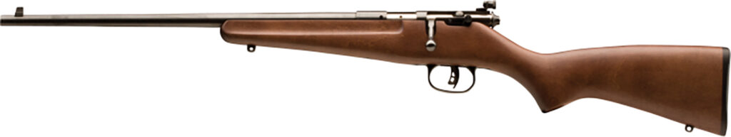 Savage Arms Rascal Youth Left-Hand .22 LR Rifle, 16.13" Barrel, Brown/Tan/Blued