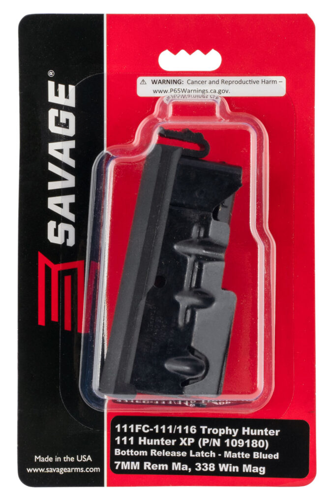 Savage Arms Axis/Axis 2 Magazine, 7mm Rem Mag/.338 Win Mag, 3-Round, Matte Blued