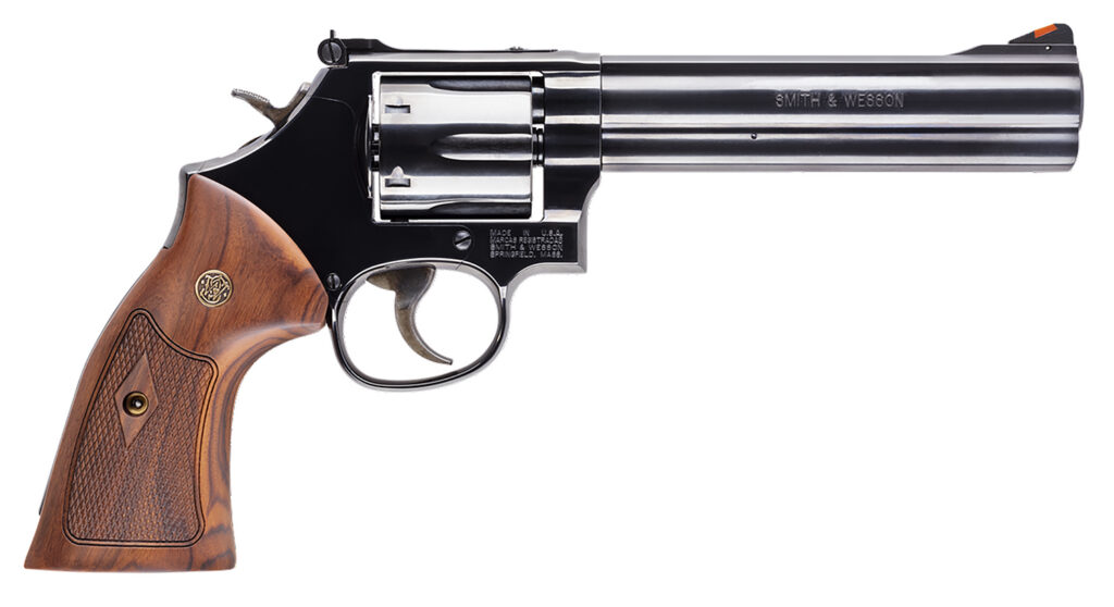 Smith & Wesson Model 586, .357 Magnum Revolver, 6" Barrel, Black, 6-Round Capacity