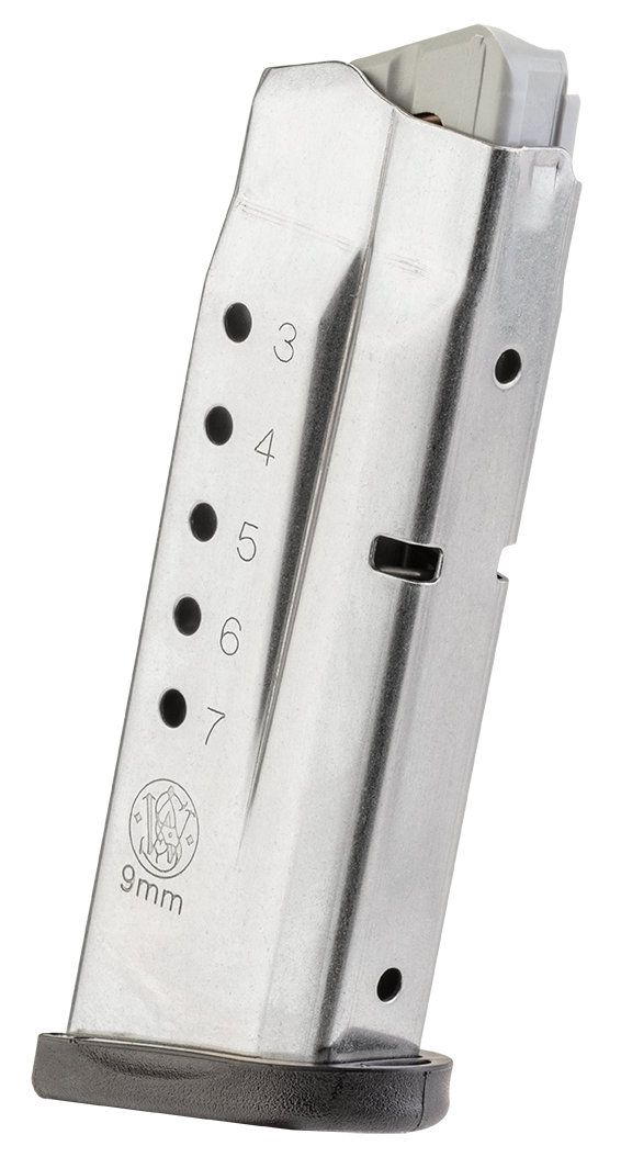 Smith & Wesson M&P9 Shield 9mm 7-Round Magazine, Stainless Steel