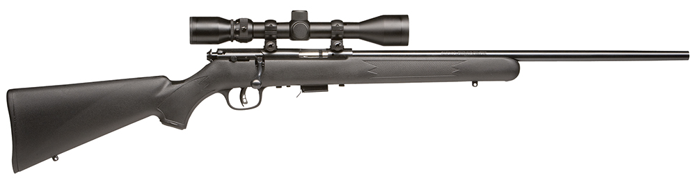 Savage Arms 93 FXP .22 WMR Rifle, 21" Barrel, Black Synthetic Stock