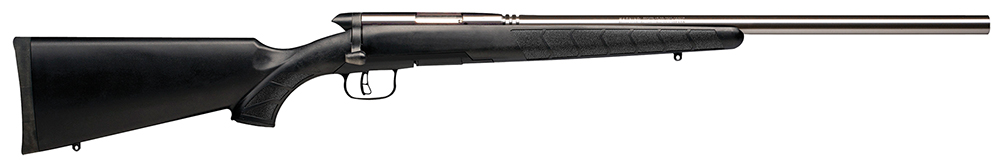 Savage Arms B.MAG .17 WSM Rifle, 22" Barrel, Black Synthetic Stock, Stainless Steel