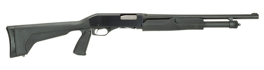 Savage Arms 320 Security 20 Gauge Shotgun, 18.5" Barrel, Black Synthetic With Vertical Pistol Grip