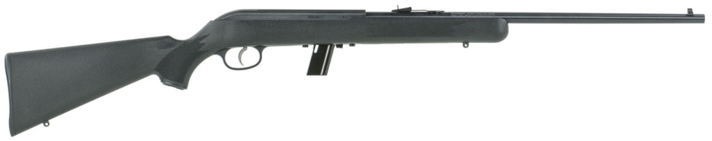 Savage Arms 64 FL Left-Hand .22 LR Rifle, 21" Barrel, Black Synthetic Stock