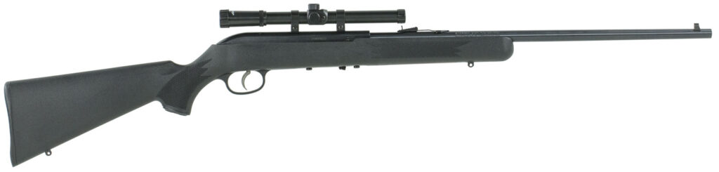 Savage Arms 64 Flxp Left-Hand .22 LR Rifle, 21" Barrel, Black Synthetic Stock
