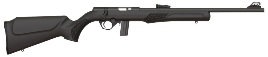 Rossi RB22, .22 LR Rifle, 18", Matte Black Synthetic Stock, Bolt Action