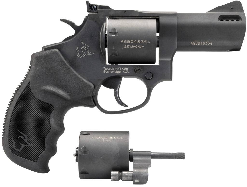 Taurus 692, .357 Magnum/9mm Revolver, 3" Barrel, Black, Ported, 7-Round