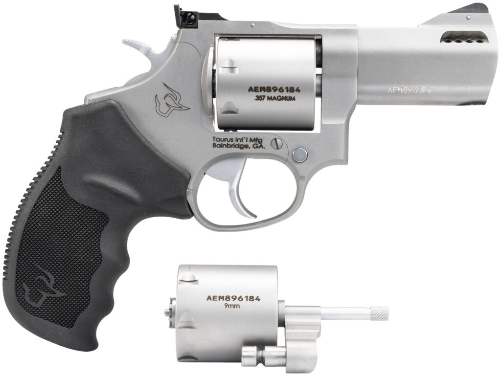 Taurus 692, .357 Magnum/9mm Revolver, 3" Barrel, Stainless Steel, Ported, 7-Round