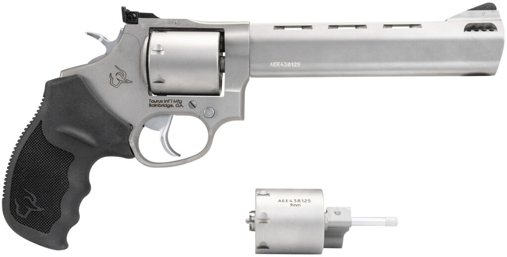 Taurus 692, .357 Magnum/9mm Revolver, 6.5" Barrel, Stainless Steel, Ported, 7-Round