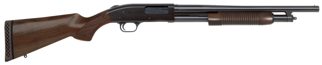 Mossberg 500 Retrograde, 12 Gauge Pump-Action Shotgun, 18.5", Blued/Walnut, 5-Round