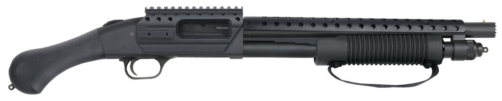 Mossberg 590 Shockwave SPX, 12 Gauge Pump-Action Firearm, 14.375", Matte Blue/Black Synthetic, 6-Round