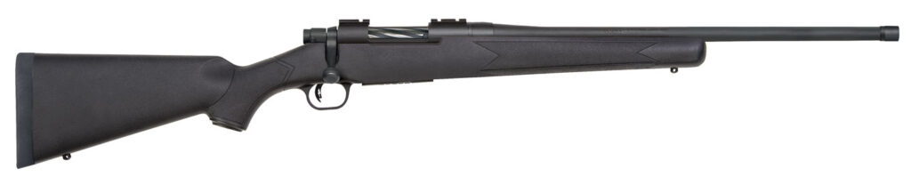 Mossberg Patriot, 450 Bushmaster Bolt-Action Rifle, 20", Threaded Barrel, Matte Blue/Black Synthetic, 3+1