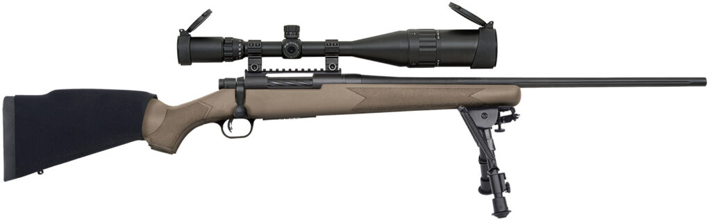 Mossberg Patriot Night Train, 6.5 Creedmoor Bolt-Action Rifle, 24", FDE/Black Synthetic, 5+1