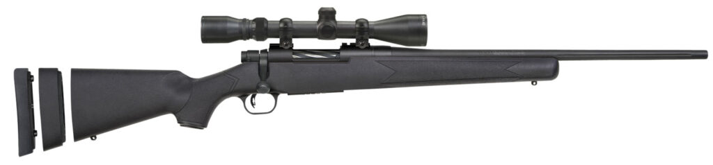 Mossberg Patriot Super Bantam Scoped Combo, 6.5 Creedmoor Bolt-Action Rifle, 20", Matte Blue/Black Synthetic, 5+1