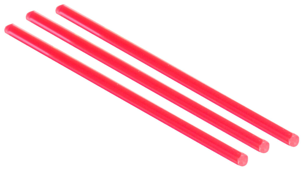 Trijicon Iron Sight Replacement Fiber Optics, Red, 3-Pack