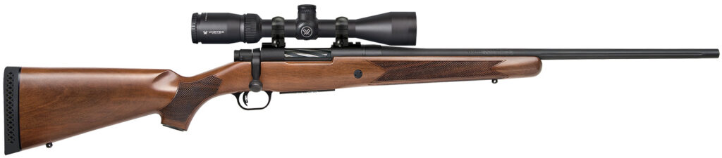 Mossberg Patriot Walnut Vortex Scoped Combo, .308 Win Bolt-Action Rifle, 22", Blued/Walnut, 5+1