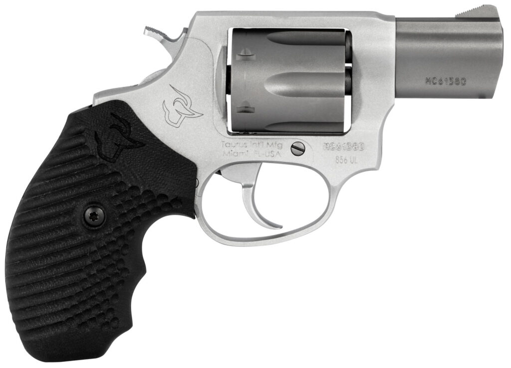Taurus 856 Ultra Lite, .38 Special +P Revolver, 2" Barrel, Stainless Steel, VZ Grips, 6-Round