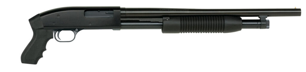 Mossberg Maverick 88 Cruiser, 12 Gauge Pump-Action Shotgun, 18.5", Pistol Grip, Matte Blue/Black Synthetic, 5+1