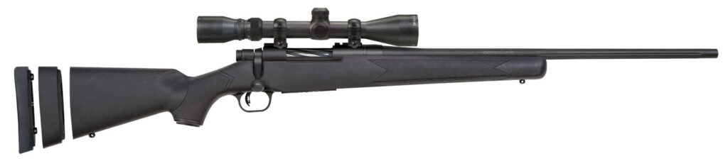 Mossberg Patriot Super Bantam Scoped Combo, 350 Legend Bolt-Action Rifle, 22", Matte Blue/Black Synthetic, 4+1