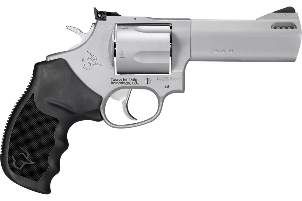 Taurus Tracker 44, .44 Magnum Revolver, 4" Barrel, Stainless Steel, Ported, 5-Round