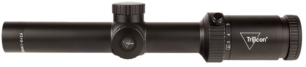 Trijicon Credo HX 1-6×24 SFP Riflescope, Green PowerDot BDC Hunter Holds .308 Reticle, Satin Black