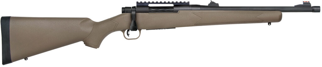 Mossberg Patriot Predator, 450 Bushmaster Bolt-Action Rifle, 16.25", Threaded Barrel, FDE/Black Synthetic, 3+1