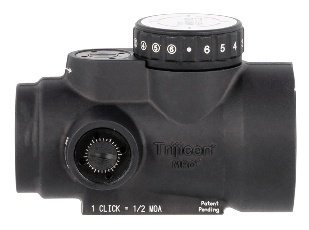 Trijicon MRO HD 1×25 Red Dot Sight, 2 MOA Dot & 68 MOA Circle, No Mount, Black