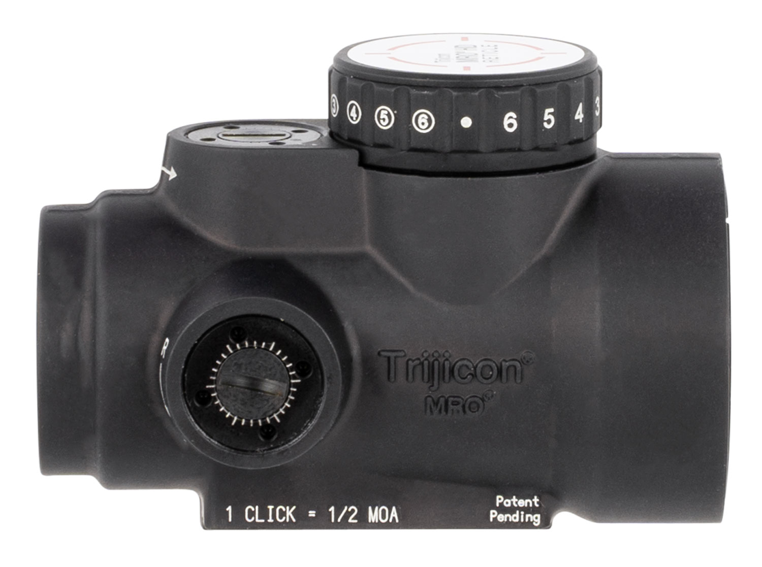 Trijicon MRO HD no-mount red dot sight with selectable circle-and-dot reticle