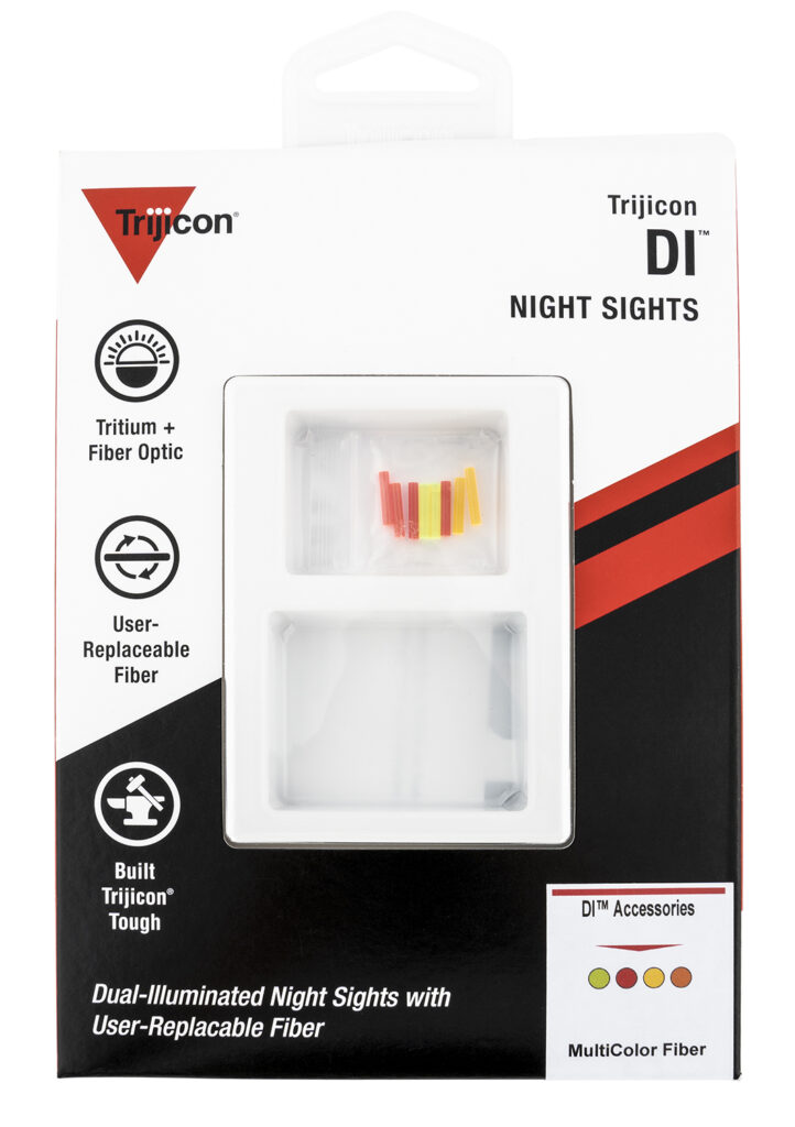 Trijicon DI Night Sight Replacement Fiber Pack, Multicolor - retail packaging