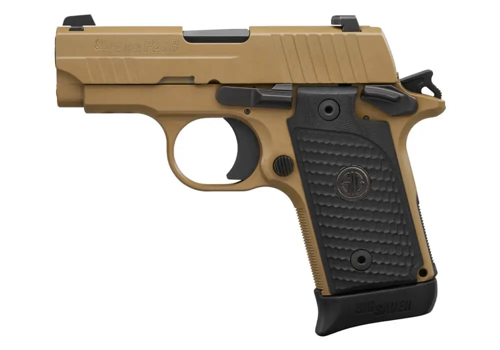 sig p238 emperor scorpion .380 ACP micro-compact pistol, coyote