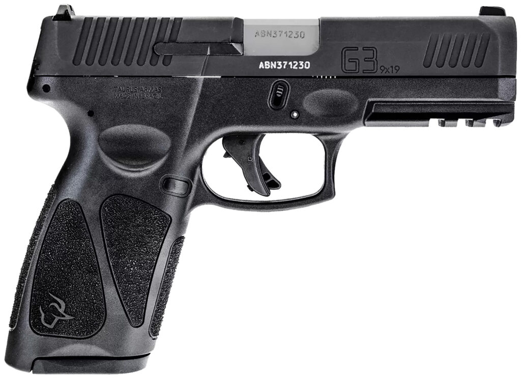 Taurus G3, 9mm Pistol, 4" Barrel, Black, 15+1/17+1