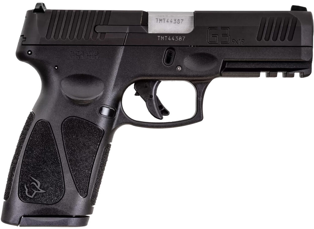 Taurus G3, 9mm Pistol, 4" Barrel, Black, 15+1