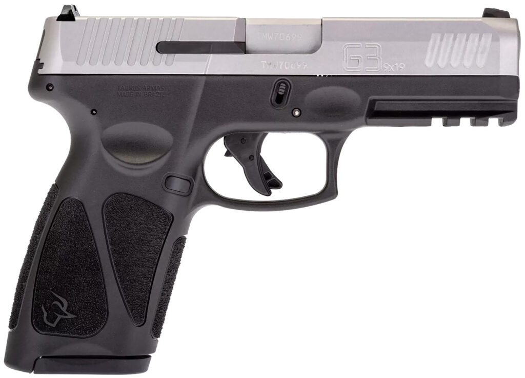 Taurus G3, 9mm Pistol, 4" Barrel, Stainless Steel, 17+1