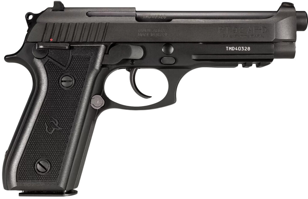 Taurus 92, 9mm Pistol, 5" Barrel, Black, 17+1
