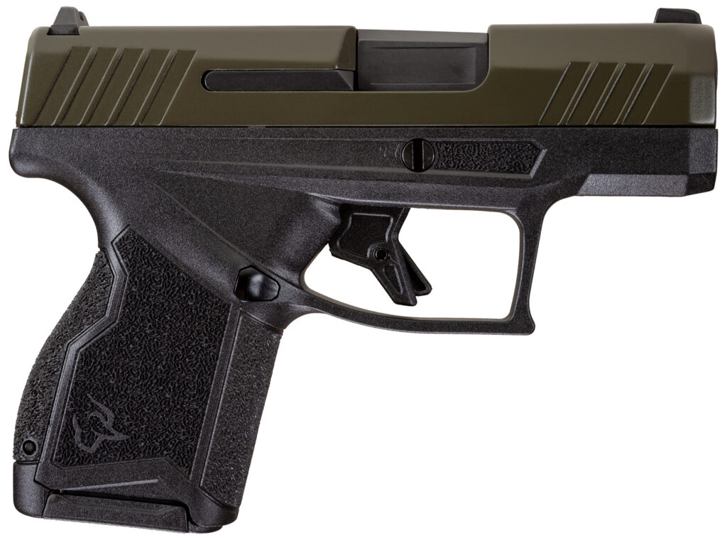 Taurus GX4, 9mm Pistol, 3" Barrel, Black/Green, 11+1