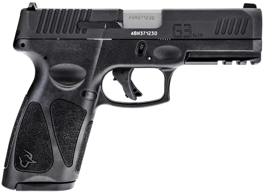 Taurus G3, 9mm Pistol, 4" Barrel, Black, 17+1