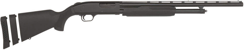 Mossberg 500 Super Bantam, 20 Gauge Pump-Action Shotgun, 22", Matte Blue/Black Synthetic, 5-Round