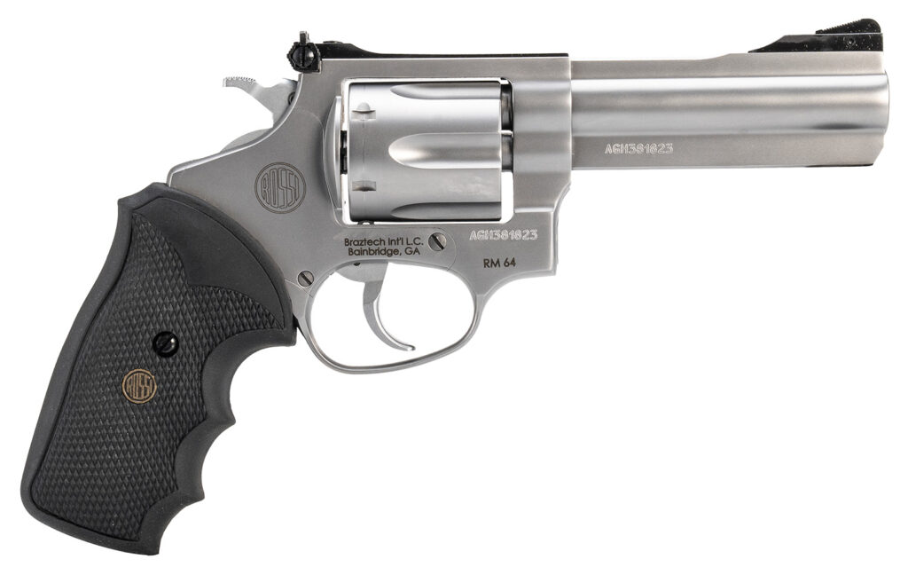 Rossi RM64, .357 Mag Revolver, 4", Stainless, 6-Round