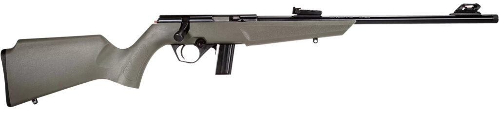 Rossi RB22 Compact, .22 LR Rifle, 16.5", OD Green Synthetic Stock, Bolt Action