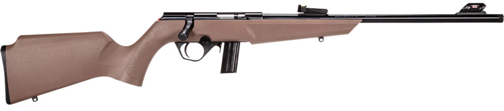 Rossi RB22 Compact, .22 LR Rifle, 16.5", FDE Synthetic Stock, Bolt Action, 10-Round