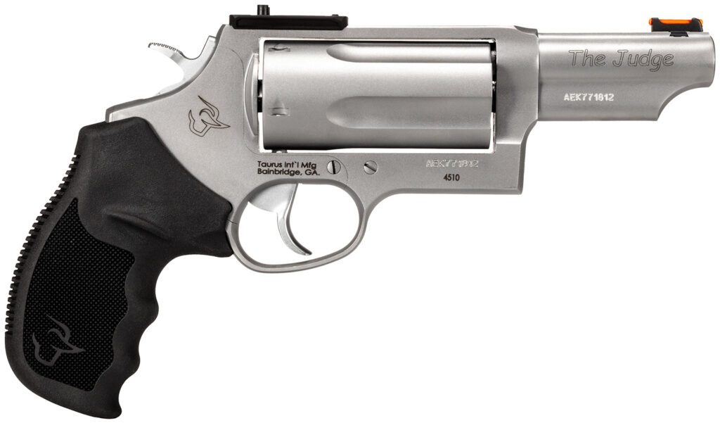Taurus Judge T.O.R.O. Magnum, .45 Colt/.410 Bore Revolver, 3" Barrel, Stainless Steel, 5-Round