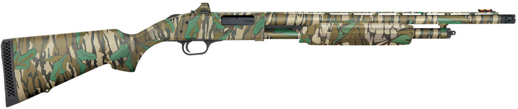 Mossberg 500 Turkey, 20 Gauge Pump-Action Shotgun, 20", Holosun Red Dot, Mossy Oak Greenleaf Camo, 5-Round