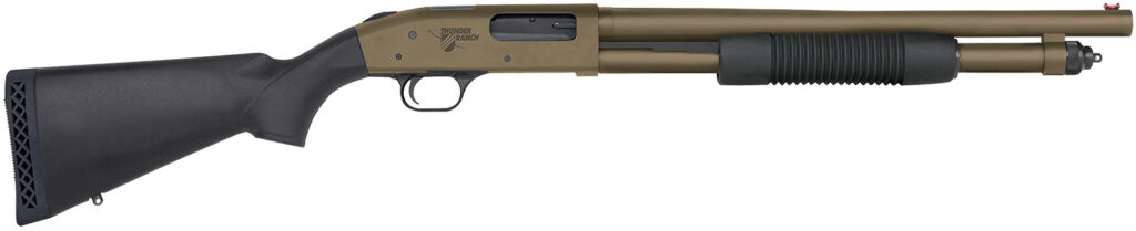 Mossberg Patriot, 12 Gauge Bolt-Action Rifle, 18.5", Optic-Ready, Matte Blue/Black Synthetic, 6+1