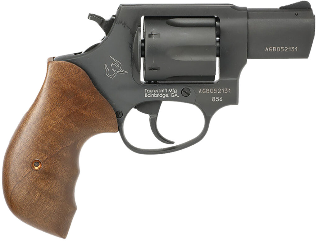 Taurus 856, .38 Special Revolver, 2" Barrel, Black, Wood Grips, 6-Round