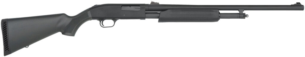 Mossberg 500, 20 Gauge Pump-Action Shotgun, 24", Matte Blue/Black Synthetic, 5-Round