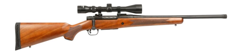 Mossberg Patriot Walnut Scoped Combo, 400 Legend Bolt-Action Rifle, 20", Threaded Barrel, Blued/Walnut, 4+1