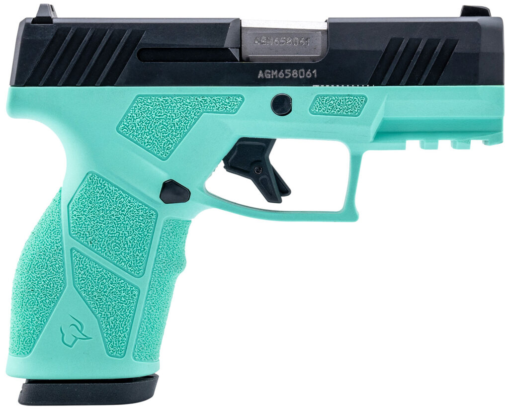 Taurus GX2, 9mm Pistol, 3.38" Barrel, Cyan/Black, 13+1