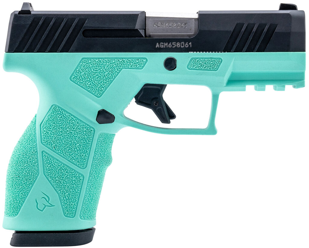 Taurus GX2, 9mm Pistol, 3.38" Barrel, Cyan/Black, 10+1