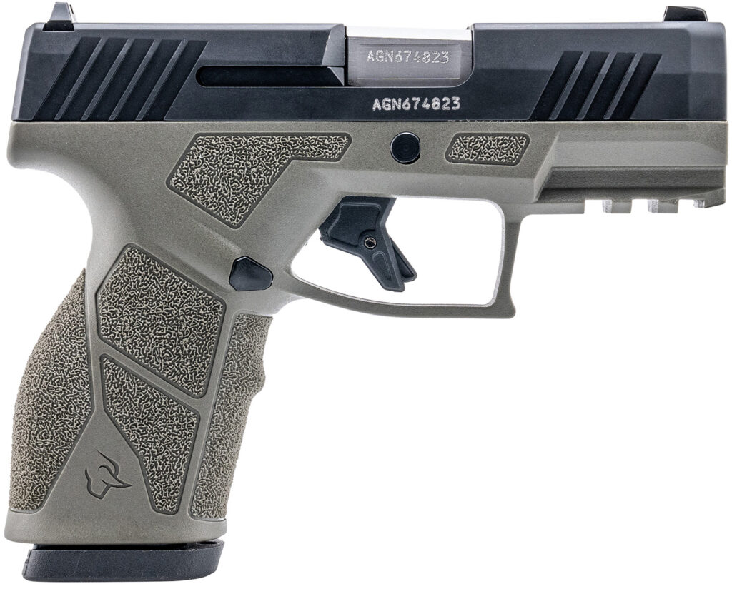 Taurus GX2, 9mm Pistol, 3.38" Barrel, OD Green/Black, 10+1