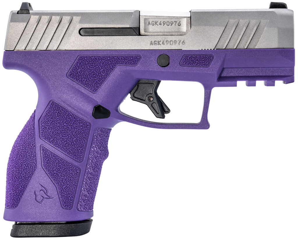 Taurus GX2, 9mm Pistol, 3.38" Barrel, Dark Purple/Stainless Steel, 13+1